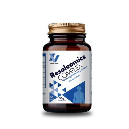 Resoleomix Complex - 60 Kapseln. EPA- und DHA aufkonzentriertes Fischöl, reich an SPM´s (18-HEPE, 17-HDHA und 14-HDHA.