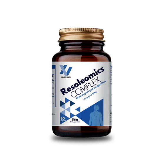 Resoleomix Complex - 60 Kapseln. EPA- und DHA aufkonzentriertes Fischöl, reich an SPM´s (18-HEPE, 17-HDHA und 14-HDHA.
